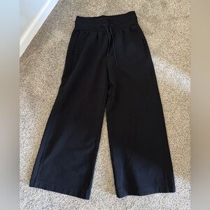 Old Navy extra high rise wide leg Black Sweatpants